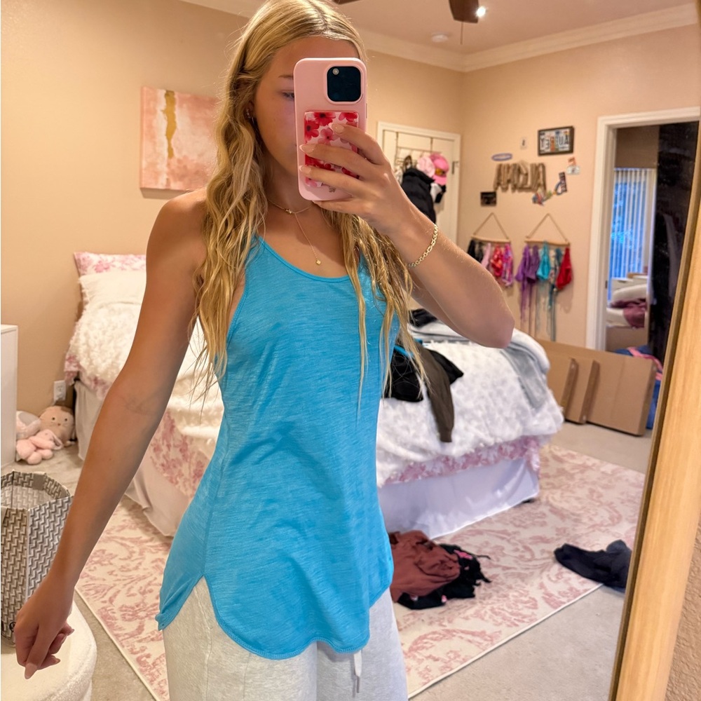 lululemon athletica Sky Blue Tank Top
